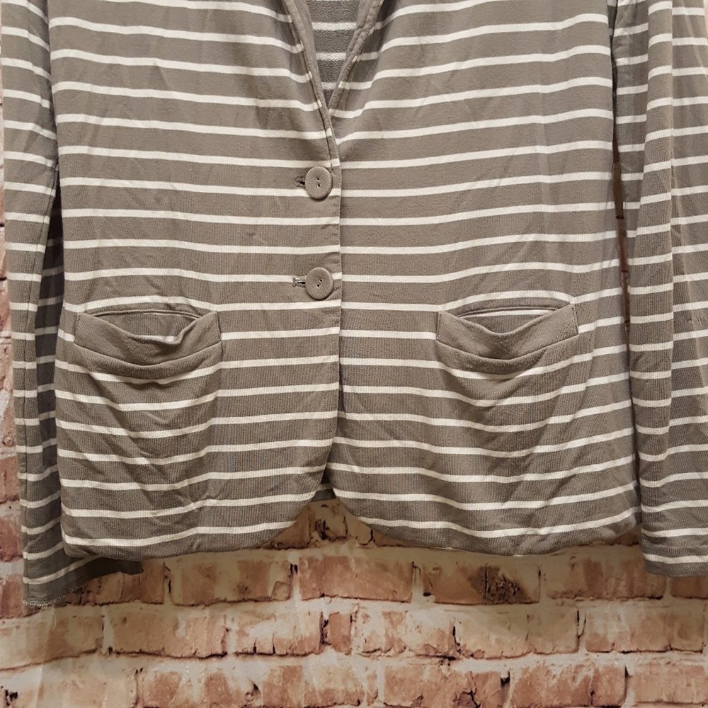 Tart Cardigan Gray/White Size Large - Picture 4 of 13